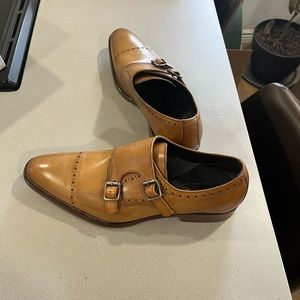 Johnston&Murphy Cap Toe Double Buckle